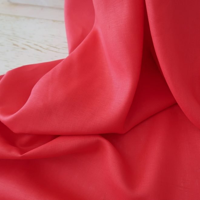 Quintessential Irish Linen 150 - Perfect Red - Image 4