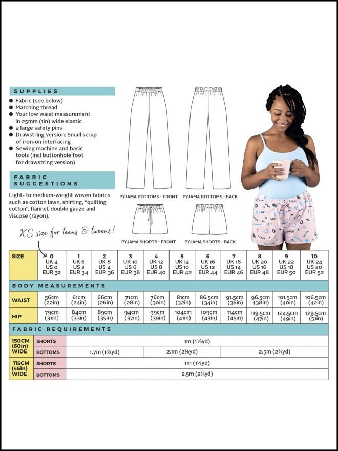 Jaimie Pyjama Bottoms | Tilly and The Buttons - Image 3
