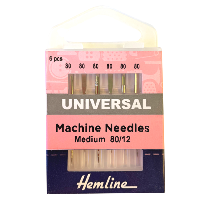 Hemline machine needles universal size 80
