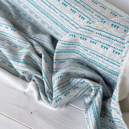 Geometric Stripes - Sweatshirt Fleece