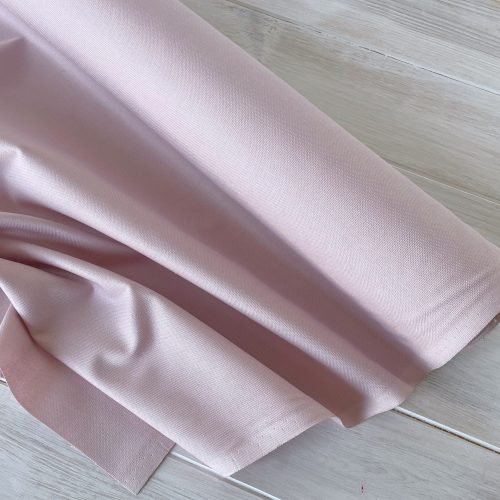 1.3m Remnant - Cotton Canvas - Dusty Pink