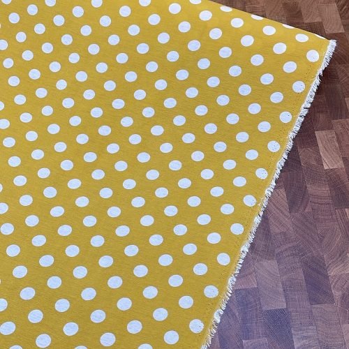 Vivian Spotty Viscose Mix - Yellow