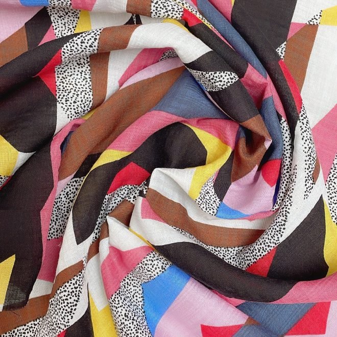Jem and the Holograms Viscose Cotton - Pink - Image 3