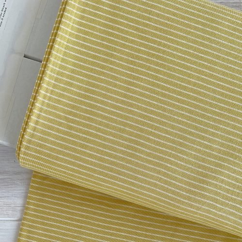 Little Stripes Gold - Cloud9 Fabrics - Cotton Jersey