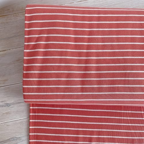 Red Stripe - Cloud9 Fabrics - Cotton Jersey