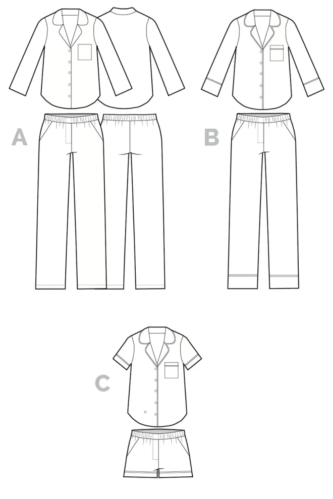Carolyn Pajamas | Closet Core Patterns - Image 3