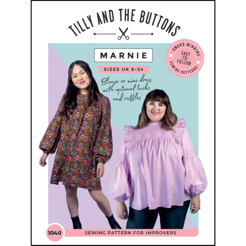 Marnie Blouse & Mini Dress | Tilly and The Buttons