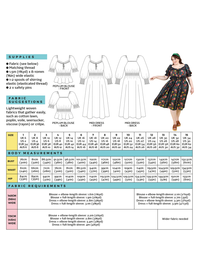 Mabel Dress & Blouse | Tilly and The Buttons - Image 2