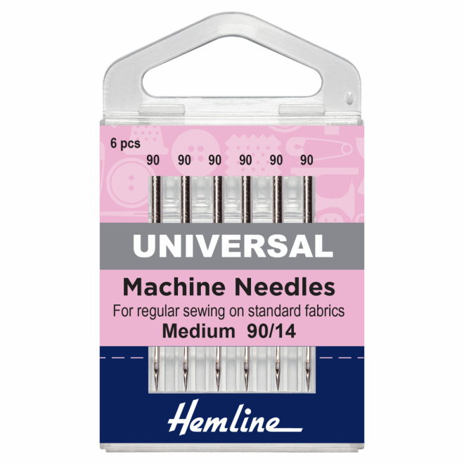 Hemline machine needles universal size 90