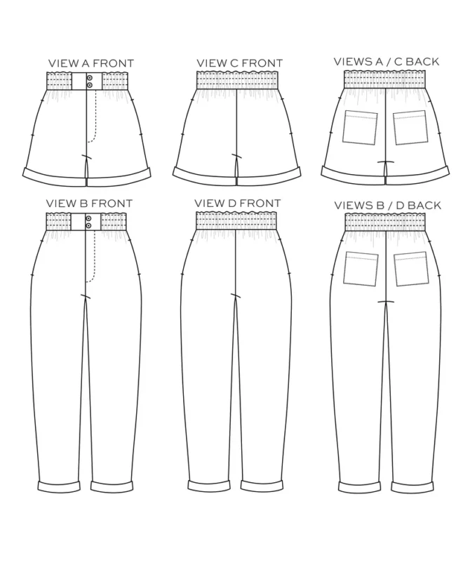 Dani Trousers & Shorts | True Bias - Image 2