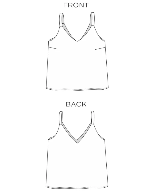 Ogden Cami Size 14-30 | True Bias - Image 2