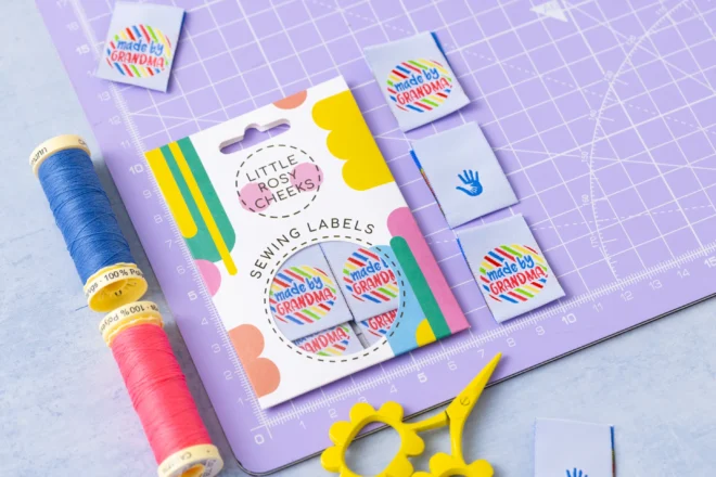 Made By Grandma Sewing Labels | Little Rosy Cheeks - Image 3