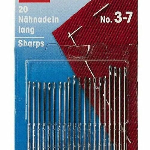 Prym Hand Sewing Needles - Sharps No 3-7
