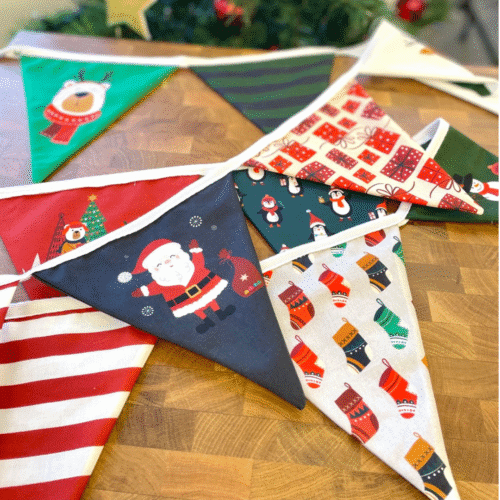 'Cute' Christmas HALF Bunting Kit