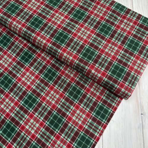 Christmas Tartan Cotton - Green
