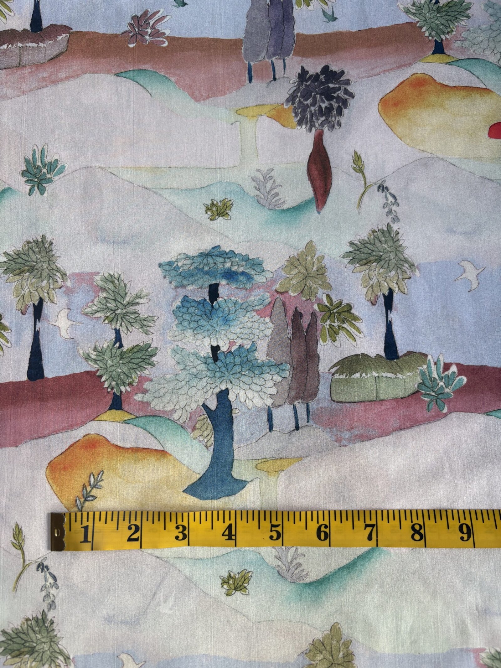 Graphic Landscape - Cotton Lawn - Image 3
