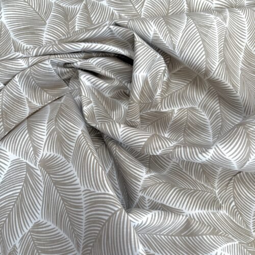 Beige Palms Cotton
